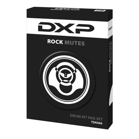 DXP 7 Piece Rock Kit Rubber Drum Practice Pad Set